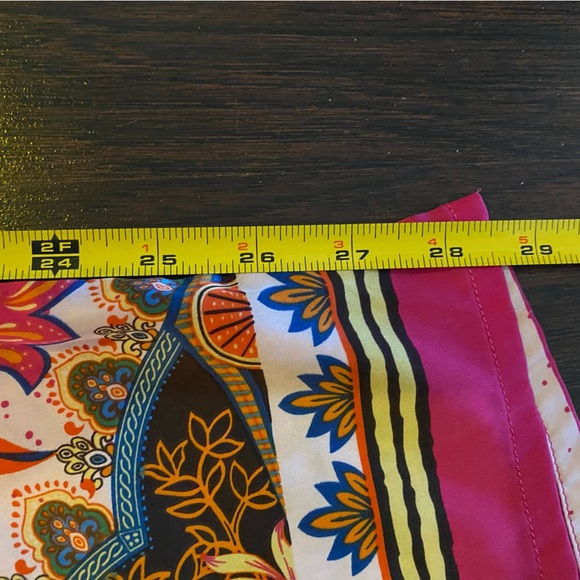 LAST CHANCE! Rachel Zoe Multicolor Tropical Wide Leg Pants - Picture 13 of 13